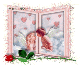 Gif animé amour livre